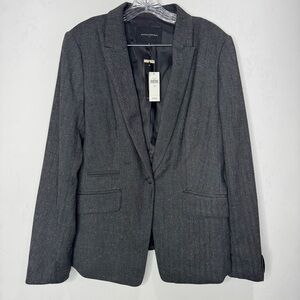 NWT Banana Republic Herringbone/Chevron Blazer Size 14